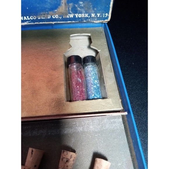 Antique 1939 Walco Toys STARDUST Craft Kit RARE plastic glitter indian logo Vtg - Picture 6 of 13